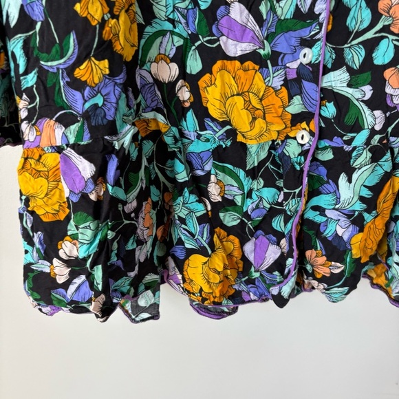 Alexandra Farmer for Anthropologie Floral Pajama Set Size M - Picture 3 of 10